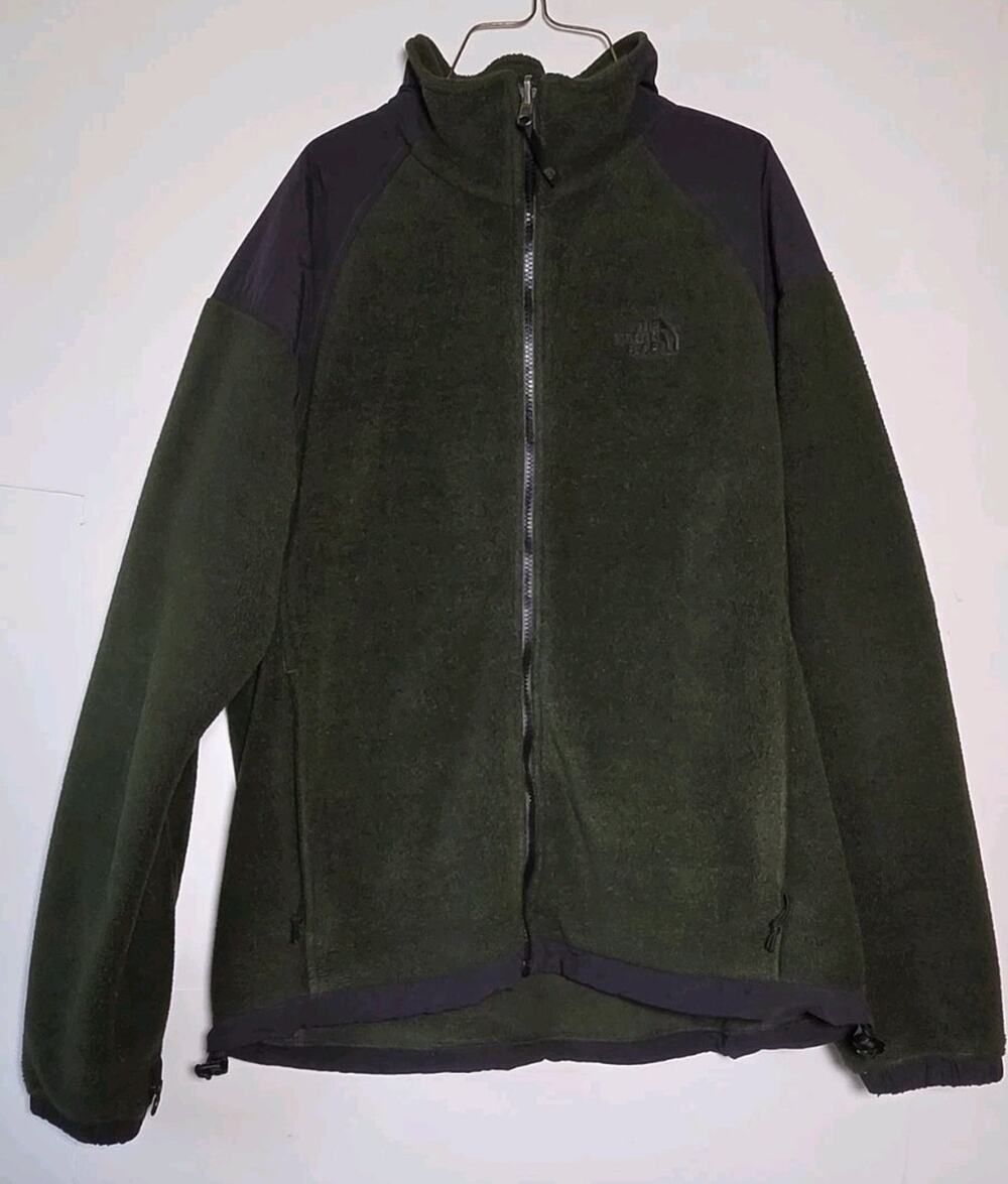 Vtg 90s The North Face Fleece Jacket L USA Hiking Camping Climbing Denali 80s